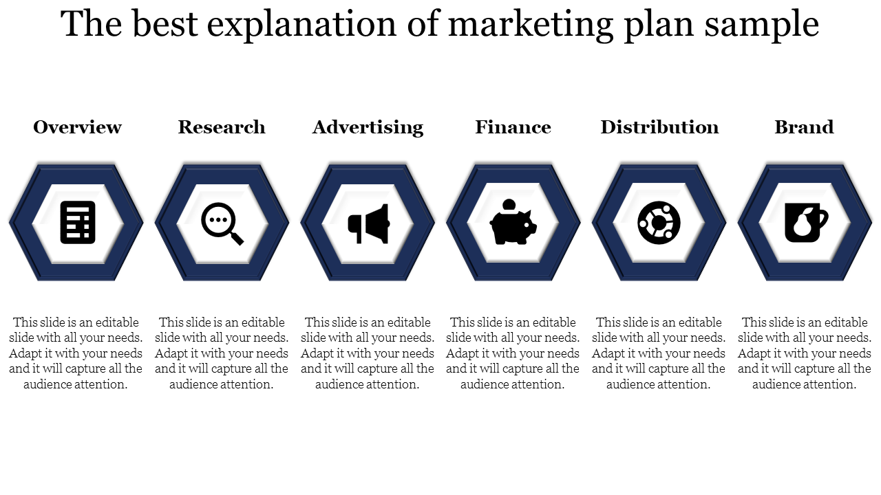 A Six Noded Marketing Plan Sample Templates